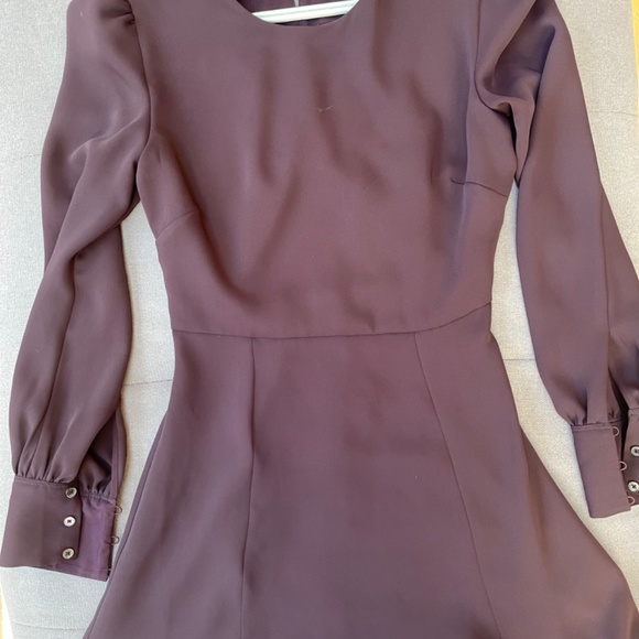 Babaton Aritzia Longsleeves dress with slit! Like New - Picture 6 of 8